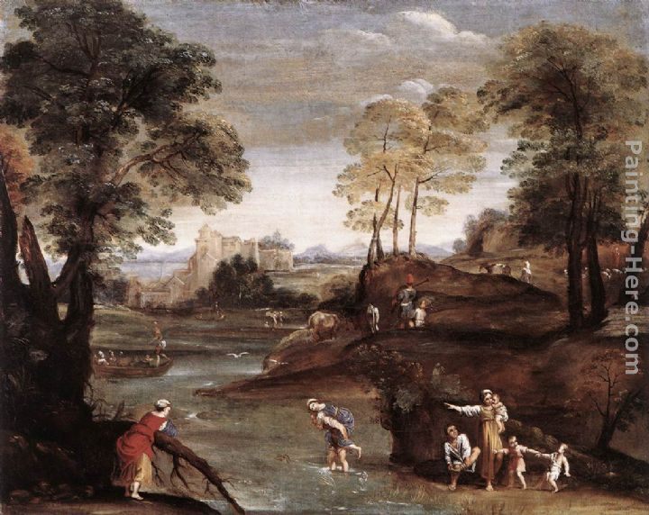 Domenichino Landscape with Ford